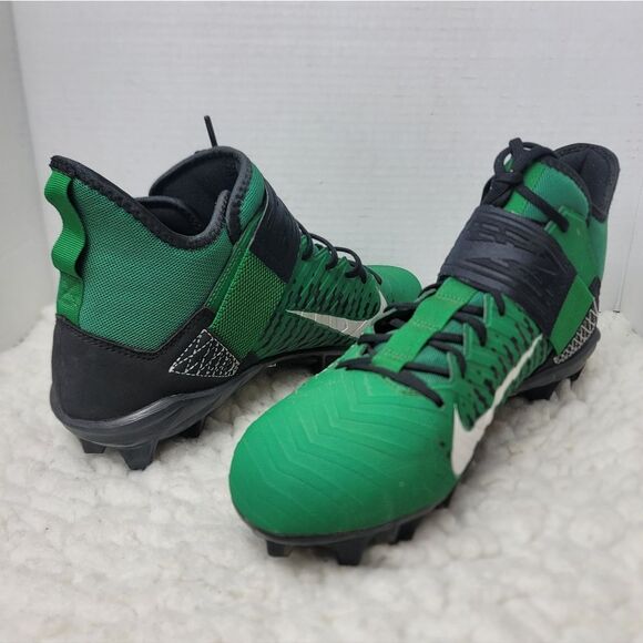 Nike Alpha Football Cleats Men’s Size 10 Green Black Mid AQ3209-301 main image 5